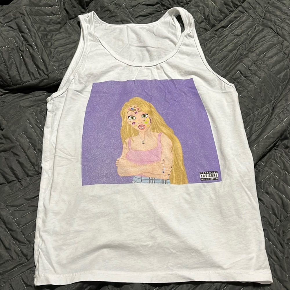 Rapunzel Olivia Rodrigo “sour” album cover tank